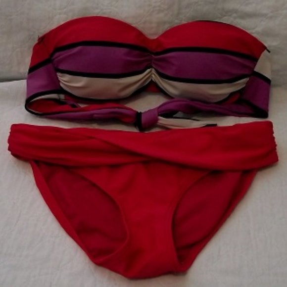 La Vie En Rose Aqua Women's Bikini set & coverup - Picture 2 of 8